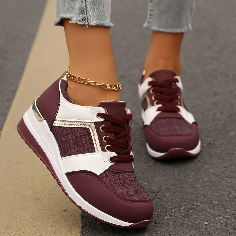 Women’s Wedge Trainers | Stylish Platform Walking Shoes