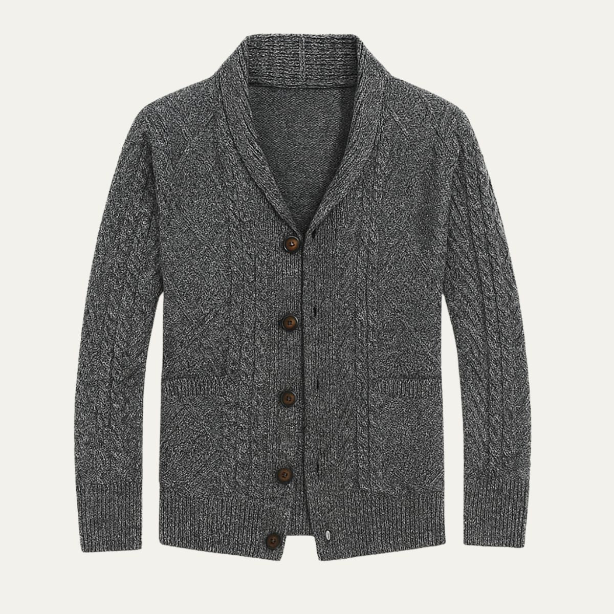 100% Cashmere Cardigan for Men